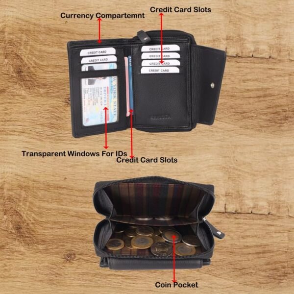 AMUSTA Vintage Women's MULTIUTILITY Wallet - Image 7