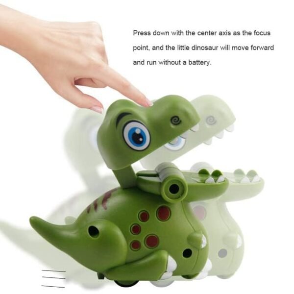 SUPER TOY Cute Mini Toys Press & Go Shark, Dinosaur & Fish Toys for Kids Wind Up Key Operated Toy for Kids for Toddlers/Baby Pack of 3 (Multicolored) - Image 3