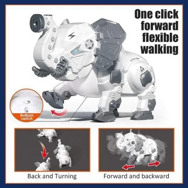 Yupra Robotics Toys, Remote Control Interactive Robot Toys, Smooth Smart Mechanical Robot, Round Electric Robot Toy, Modern Robot Toys, Mechanical Robot Toy, Robotic Pet Toys for Birthday Gifts - Image 7