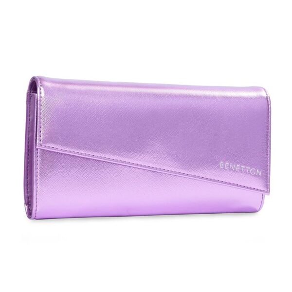 UNITED COLORS OF BENETTON Elyna Women Wallet - Metallic Purple, No. of Card Slot : 8 - Image 7