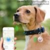 2 Pc Airtag Keychain Waterproof Holder, Airtag case for Apple Airtag GPS Tracker, Anti-Lost AirTag Holder Case Compatible with Car Keys for Pet Tracking, Bags, Kids, Keys, Luggage (White and Pink) - Image 4