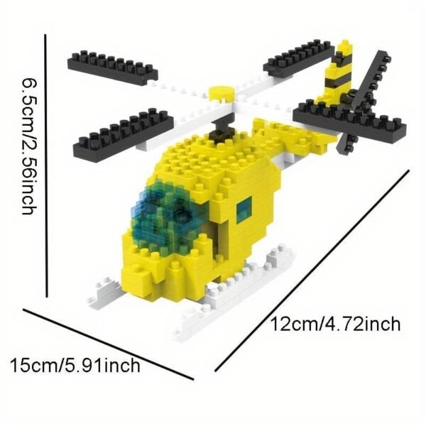 SUPER TOY 198 PC Airplane Building Blocks Aircraft Toy for Kids Jet Plane 3D Building Brick Puzzle Kit Aeroplane Making STEM Learning Toy Birthday Gift for Boys and Girls 6-15 Years - Image 6