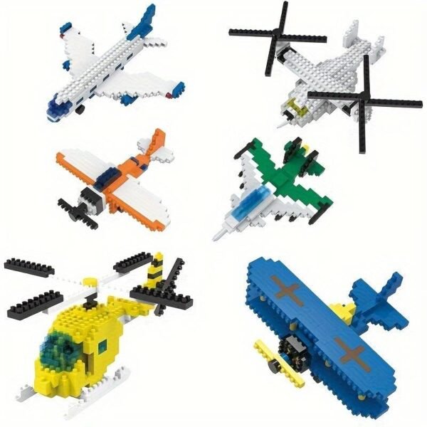 SUPER TOY 198 PC Airplane Building Blocks Aircraft Toy for Kids Jet Plane 3D Building Brick Puzzle Kit Aeroplane Making STEM Learning Toy Birthday Gift for Boys and Girls 6-15 Years - Image 3